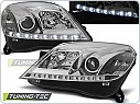 Přední světla Opel Astra H, 2004-2009, LED Dayilight, chrom LPOP63