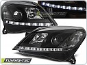 Přední světlomety, světla, lampy Opel Astra H, 2004-2009, LED Daylight, černé black LPOP64