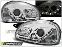Přední světla Opel Corsa B, 1993-2000, LED Daylight, chrom LPOP55