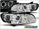 Přední světla Opel Omega B, 1994-1999, Angel Eyes, chrom LPOP35
