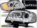 Přední světlomety, světla, lampy, Seat Ibiza, Cordoba, 1999-2002, LED Daylight, chrom + LED blinkr LPSE21