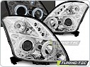 Přední světla Suzuki Swift, 2005-2010, Angel Eyes, chrom LPSI01