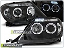 Přední světla Toyota Hilux, 2005-2011, Angel Eyes, černé black LPTO08