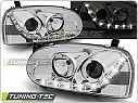 Přední světla Volkswagen Golf 3, 1992-1998, LED Daylight, chrom LPVW94