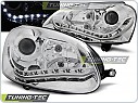 Přední světla Volkswagen Golf 5, 2003-2009, LED Daylight, chrom LPVWG4