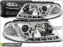 Přední světla Volkswagen Passat 3BG, 2001-2004, LED Daylight, chrom LPVW81