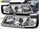 Přední světla Volkswagen Passat B5 3B, 1996-2000, LED Daylight, chrom LPVW73