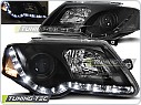 Přední světlomety, světla, lampy Volkswagen Passat 3C, 2005-2010, LED Daylight, černé black LPVWC2