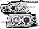Přední světla Volkswagen Polo 6N, 1994-1999, Angel Eyes, chrom LPVW05