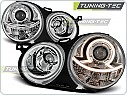 Přední světla Volkswagen Polo 9N, 2002-2005, Angel Eyes, chrom LPVW58