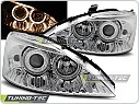 Přední světla Ford Focus 1, 1998-2001, Angel Eyes, chrom LPFO41