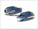 Chromové, nerezevé kryty na zrcátka, Mercedes Viano W639, 2004-2013 s blinkrem v zrcátku