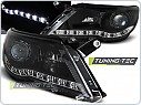Přední světlomety, světla, lampy Volkswagen Tiguan, 2007-2011, LED Daylight, černé black LPVWi1