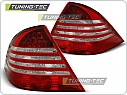 Zadní světla, lampy Mercedes W220, S class, 1998-2005, bílé, červené LTME16