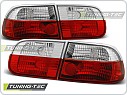 Zadní světla, lampy Honda Civic, 1992-1995, 3dveř, čiré, červené LTHO05