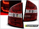 Zadní světlomety, lampy LED Škoda Octavia 2 combi, 2004-2013, čiré, červené LDSK03
