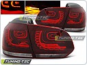 Zadní světla, lampy LED Volkswagen Golf 6, 2009-, bílé, červené LDVW70