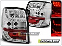 Zadní světla, lampy LED Volkswagen Passat B5 3B combi, 1997-2000, čiré, chrom LDVW75