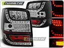 Zadní světlomety, světla, lampy LED Volkswagen Passat B5 3B combi, 1997-2000, čiré, černé black s LED blinkrem LDVW79