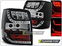 Zadní světlomety, světla, lampy LED Volkswagen Passat 3BG combi, 2001-2004, čiré, černé black LDVW82
