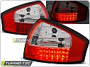 Zadní světla, lampy LED Audi A6, 1997-2004, sedan, čiré, červené LDAU13