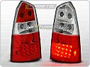 Zadní světlomety, lampy LED Ford Focus 1, 1998-2004, combi, čiré, červené LDFO02
