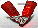 Zadní světlomety, lampy LED Ford Focus 1, 1998-2004, hatchback, čiré, červené LDFO04