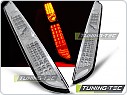 Zadní světla, lampy LED Ford Focus, 2008-2010, hatchback, čiré, chrom LDFO30
