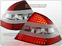 Zadní světla, lampy LED Mercedes W220, S-class, 1998-2005, čiré, bílé, červené LDME06