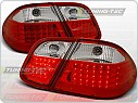 Zadní světla, lampy LED Mercedes CLK W208, 1997-2002, čiré, červené LDME09