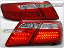 Zadní světla, lampy LED Toyota Camry 6 XV40, 2006-2009, čiré, červené LDTO04