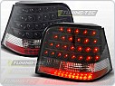 Zadní světla, lampy LED Volkswagen Golf 4, 1998-2003, čiré, černé LDVW06