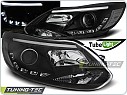 Přední světlomety, světla, lampy Ford Focus, 2011-, TUBE neon led light, černé black LPFO57