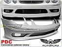 Přední nárazník Mercedes W211, classe E, 2002-2006, AMG style pro park. Senzory ZPME04