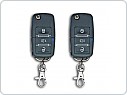 Dálkové ovládaní centralního zamykání dveří s alarmem a vystřelovacím klíčem v ovladači