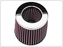 Sportovní filtr Jom XL, červený/stříbrný vstup 60-90mm