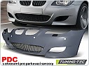 Přední nárazník BMW E60,E61, 2007-2010, M5 style s otvory pro parkovací senzory 18mm. ZPBM22
