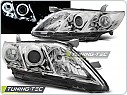 Přední světla Toyota Camry 6 XV40, 2006-2009, Angel Eyes, chrom LPTO09
