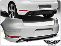 Zadní nárazník VW Golf 6, GTI style bez PDC, 2x otvor na výfuk