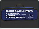 Brašna povinné výbavy, 3ks výbavy