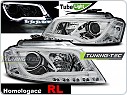 Přední světla Audi A3, 2008-2012, Tube Light, LED, chrom + denní svícení LPAU99