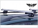 Nosič střešní, Škoda Octavia 2 Combi, Fabia 2, Roomster, Superb 2 s podélníky. Hliníkové tyče.