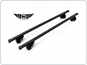 Nosič střešní, Škoda Octavia 2 Combi, Fabia 2, Roomster, Superb 2 s podélníky. Černé tyče.