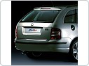 BODY-KIT zadní rozšíření nárazníku, ABS-černý, Škoda Fabia 1 Combi/Sedan, výprodej