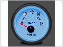 Budík, Voltmetr, 52mm, bílý