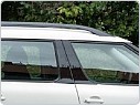 Kryty dveřních sloupků - ABS černá metalíza, Škoda Yeti