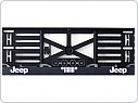 Držák SPZ, podložka pod značku s 3D logem, Jeep
