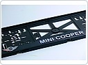 Držák SPZ, podložka pod značku s 3D logem, Mini Cooper