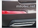 Škoda Octavia 3, Koncovky výfuku Milotec, ABS stříbrné