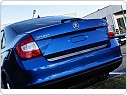 Škoda Rapid sedan - nerez SPODNÍ lišta zad.kufru matná